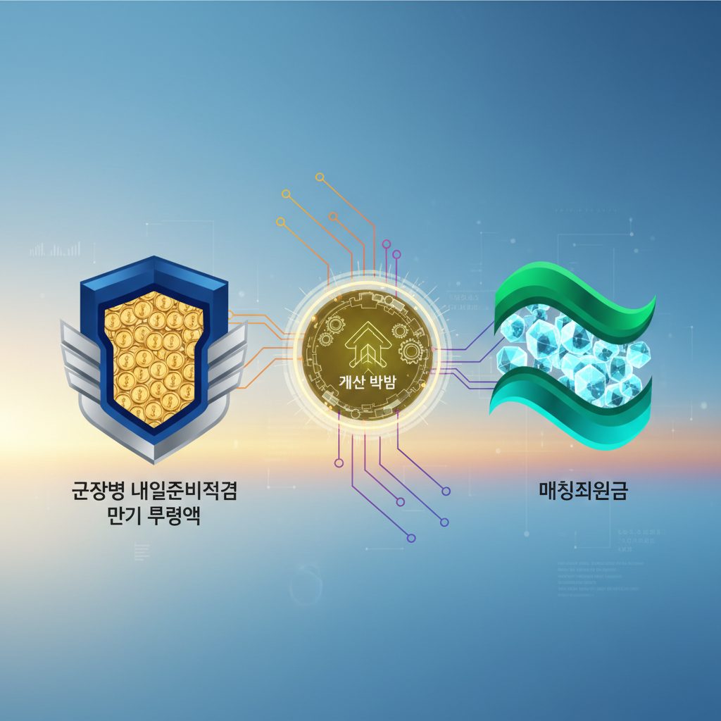 군장병 내일준비적금 만기 수령액과 매칭지원금 계산 방법