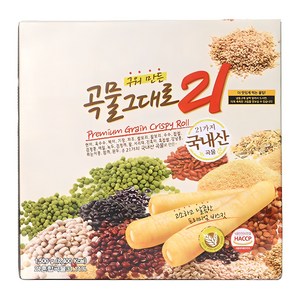 구워만든 곡물 그대로 21 크리스피 롤