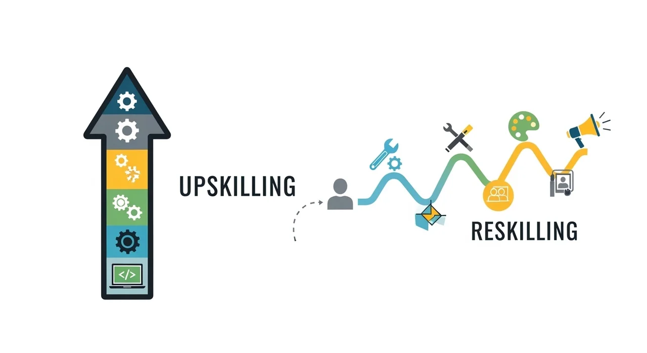리스킬링 vs 업스킬링, 무엇이 다를까요?