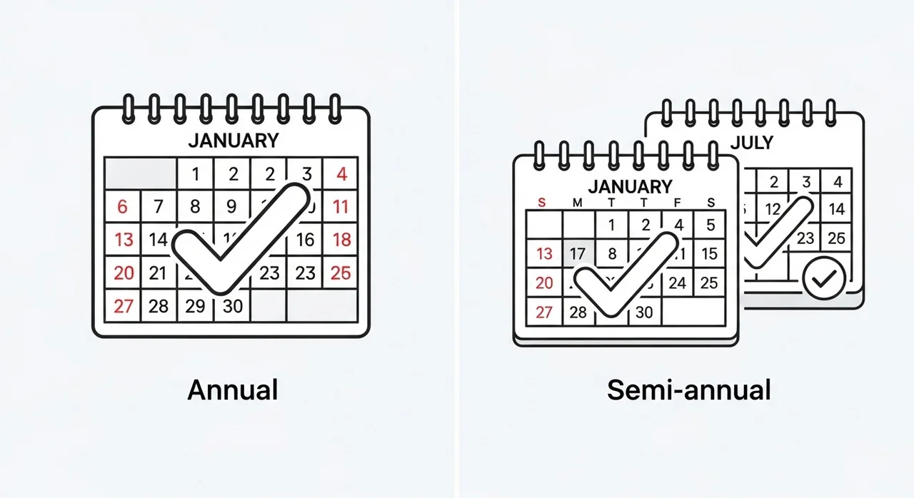 정기 신청 vs 반기 신청, 무엇이 다를까?