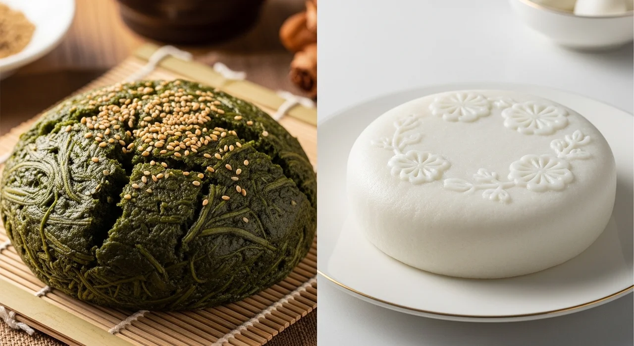 쑥버무리와 쑥설기의 차이점은 무엇일까?