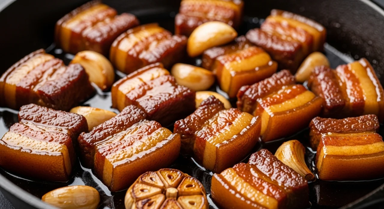 촉촉하고 부드러운 통오겹살 간장수육