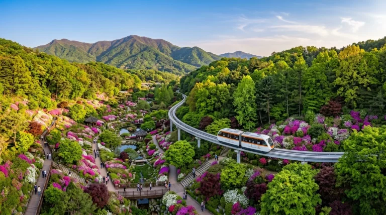 화담숲 예약 및 모노레일 꿀팁: 4월 실시간 개화 상황 총정리