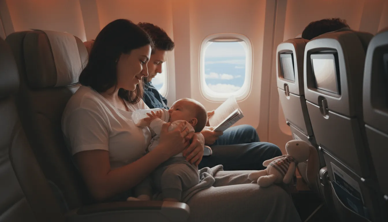 비행기 안에서 아이의 컨디션 조절하기