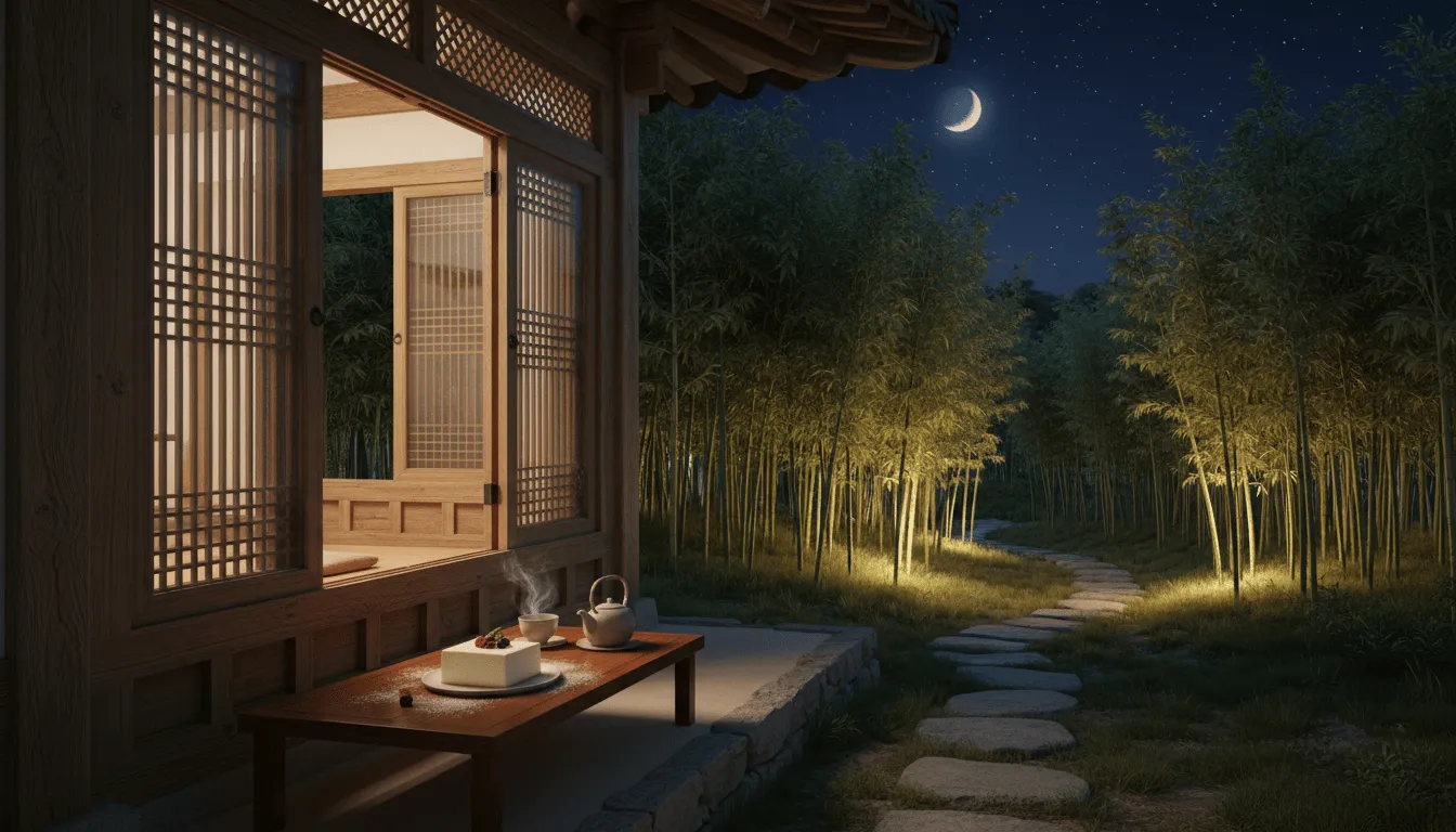 은은한 조명과 신비로운 분위기, 청수당 경주