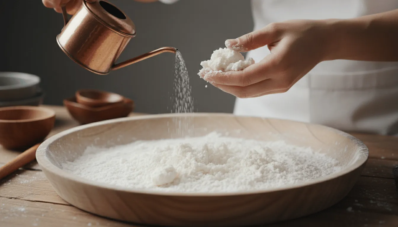 쌀가루의 수분 맞추기: 떡 맛을 결정하는 핵심 단계