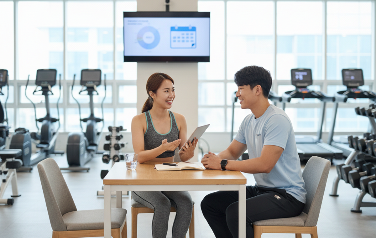헬스장 상담 신청하기 본문 안내 이미지