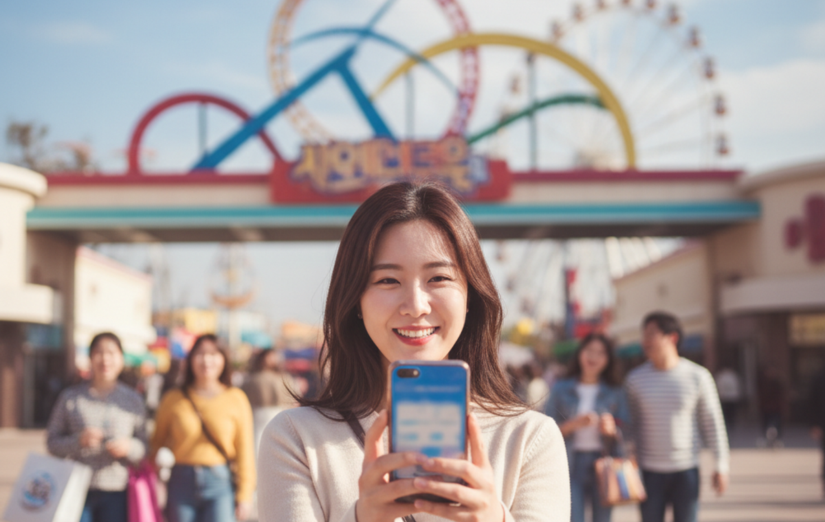 놀이공원 할인 확인하기 본문 안내 이미지