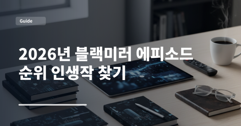2026년 블랙미러 에피소드 순위 인생작 찾기