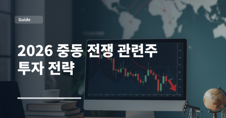 2026 중동 전쟁 관련주 투자 전략